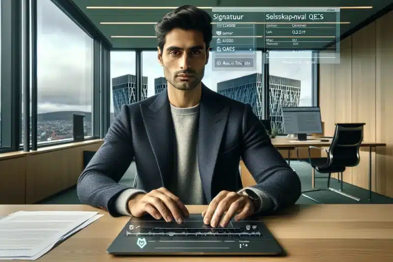 Digitale signaturer og selskapsavtaler: en guide til trygg bruk